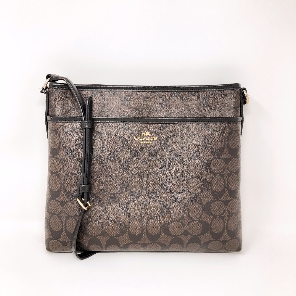 COACH F58297 Signature File Messenger Cross Body